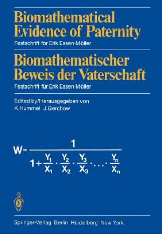 Książka Biomathematical Evidence of Paternity / Biomathematischer Beweis der Vaterschaft J. Gerchow