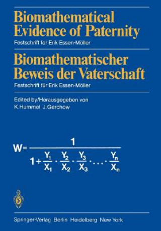 Книга Biomathematical Evidence of Paternity / Biomathematischer Beweis der Vaterschaft J. Gerchow