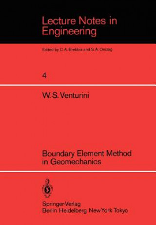 Kniha Boundary Element Method in Geomechanics W.S. Venturini