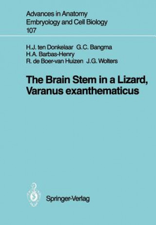 Knjiga Brain Stem in a Lizard, Varanus exanthematicus Roelie De Boer-Van Huizen