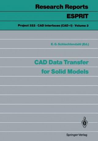 Könyv CAD Data Transfer for Solid Models E. G. Schlechtendahl