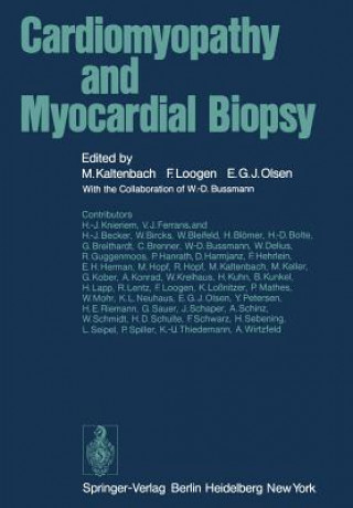 Könyv Cardiomyopathy and Myocardial Biopsy M. Kaltenbach