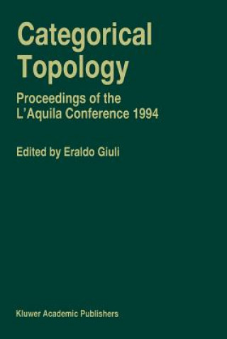 Könyv Categorical Topology Eraldo Giuli