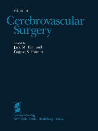 Kniha Cerebrovascular Surgery Jack M. Fein