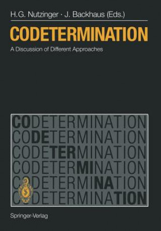 Kniha Codetermination Jürgen Backhaus