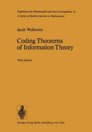 Könyv Coding Theorems of Information Theory J. Wolfowitz