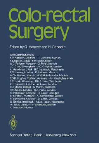 Kniha Colo-rectal Surgery H. Denecke