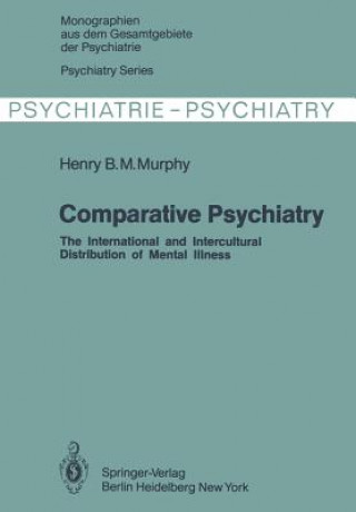 Kniha Comparative Psychiatry H.B.M. Murphy