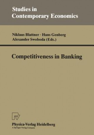 Kniha Competitiveness in Banking Niklaus Blattner