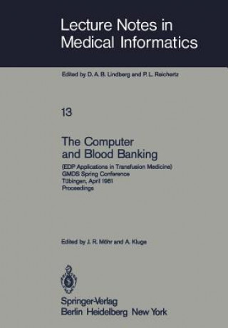 Kniha Computer and Blood Banking A. Kluge