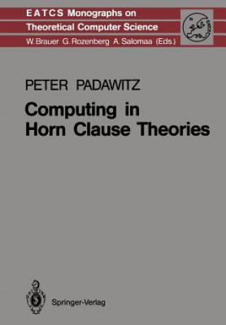 Kniha Computing in Horn Clause Theories Peter Padawitz