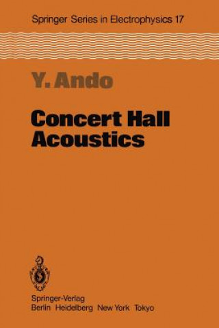 Knjiga Concert Hall Acoustics Yoichi Ando
