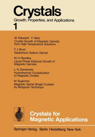 Kniha Crystals for Magnetic Applications C. J. M. Rooijmans