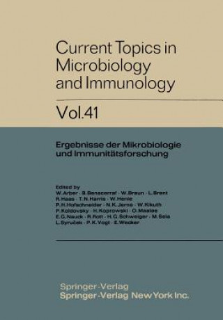 Könyv Current Topics in Microbiology and Immunology W. Arber