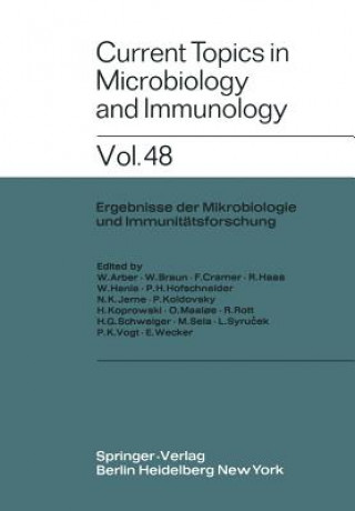 Könyv Current Topics in Microbiology and Immunology / Ergebnisse der Mikrobiologie und Immunitatsforschung O. Maaloe