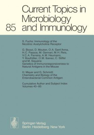 Könyv Current Topics in Microbiology and Immunology F. Melchers