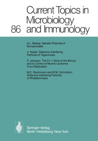 Kniha Current Topics in Microbiology and Immunology F. Melchers