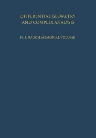 Knjiga Differential Geometry and Complex Analysis I. Chavel