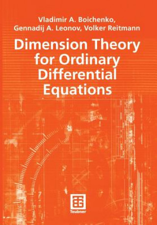 Carte Dimension Theory for Ordinary Differential Equations Volker Reitmann