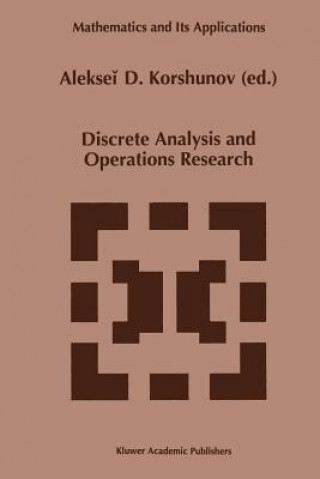 Kniha Discrete Analysis and Operations Research Alekseii D. Korshunov