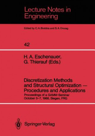 Livre Discretization Methods and Structural Optimization - Procedures and Applications Hans A. Eschenauer