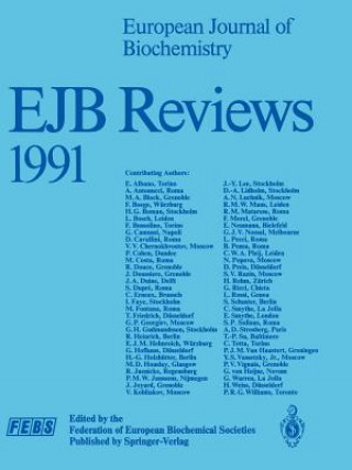 Kniha EJB Reviews 1991 Of The European Biochemical Societies Federation