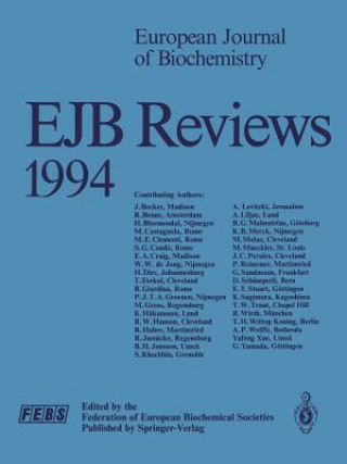 Książka EJB Reviews 1994 Federation of European Biochemical Societies