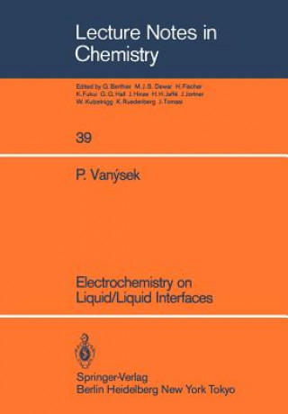 Książka Electrochemistry on Liquid/Liquid Interfaces Petr Vanysek