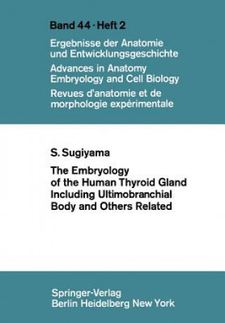 Kniha Embryology of the Human Thyroid Gland Including Ultimobranchial Body and Others Related S. Sugiyama