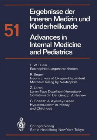 Könyv Ergebnisse der Inneren Medizin und Kinderheilkunde / Advances in Internal Medicine and Pediatrics A. Prader