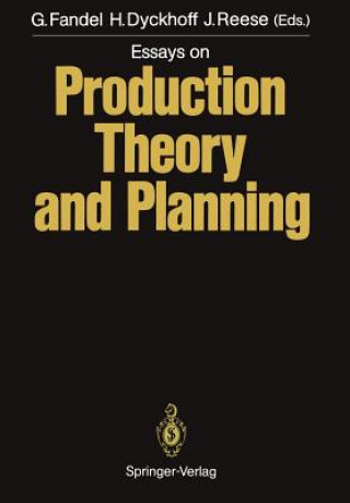 Kniha Essays on Production Theory and Planning Harald Dyckhoff