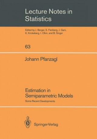 Könyv Estimation in Semiparametric Models Johann Pfanzagl