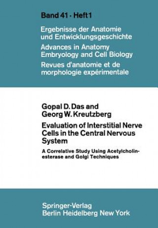 Könyv Evaluation of Interstitial Nerve Cells in the Central Nervous System G. W. Kreutzberg