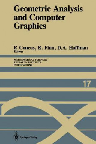 Książka Geometric Analysis and Computer Graphics Paul Concus