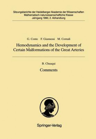 Kniha Hemodynamics and the Development of Certain Malformations of the Great Arteries. Comment Giuseppe Conte