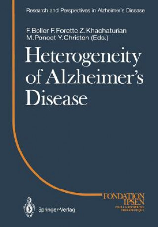 Kniha Heterogeneity of Alzheimer's Disease Francois Boller