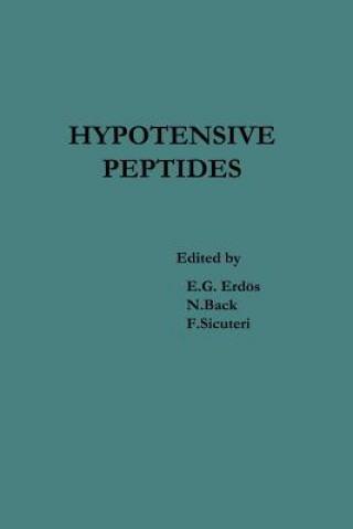 Knjiga Hypotensive Peptides Nathan Back