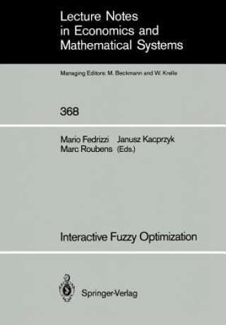 Knjiga Interactive Fuzzy Optimization Mario Fedrizzi