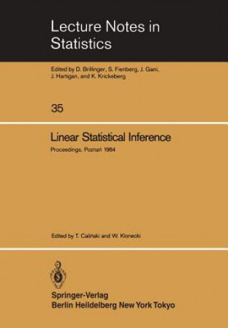 Könyv Linear Statistical Inference W. Klonecki