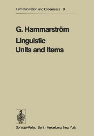 Kniha Linguistic Units and Items G. Hammarstrom