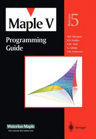 Kniha Maple V Programming Guide Waterloo Maple Software