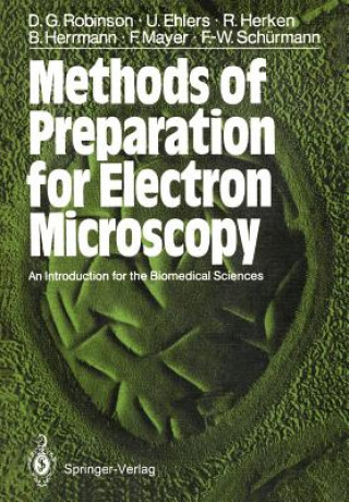 Kniha Methods of Preparation for Electron Microscopy Frank Mayer