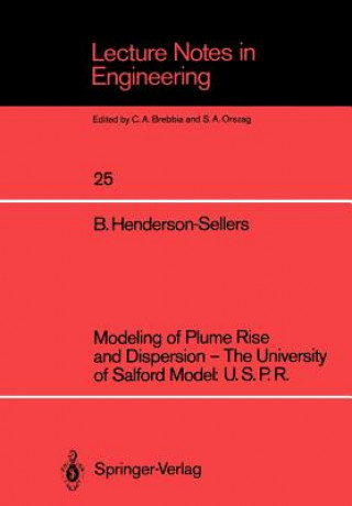 Kniha Modeling of Plume Rise and Dispersion - The University of Salford Model: U.S.P.R. Brian Henderson-Sellers