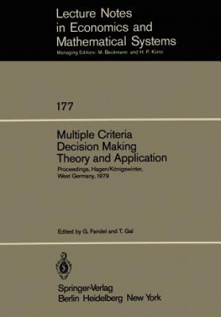 Carte Multiple Criteria Decision Making Theory and Application G. Fandel