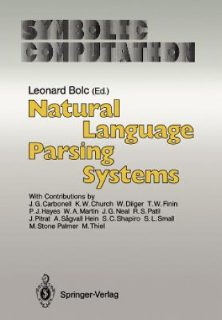 Könyv Natural Language Parsing Systems Leonard Bolc