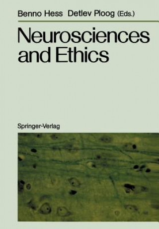 Kniha Neurosciences and Ethics Benno Hess