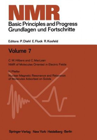 Carte NMR Basic Principles and Progress / NMR Grundlagen und Fortschritte Robert Kosfeld