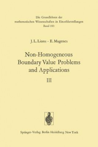 Book Non-Homogeneous Boundary Value Problems and Applications Enrico Magenes