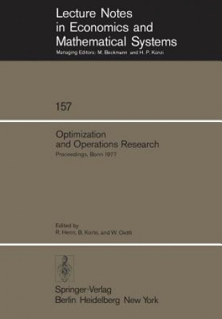 Kniha Optimization and Operations Research R. Henn