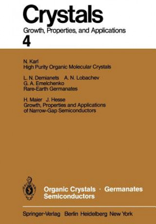 Книга Organic Crystals Germanates Semiconductors Joachim Hesse